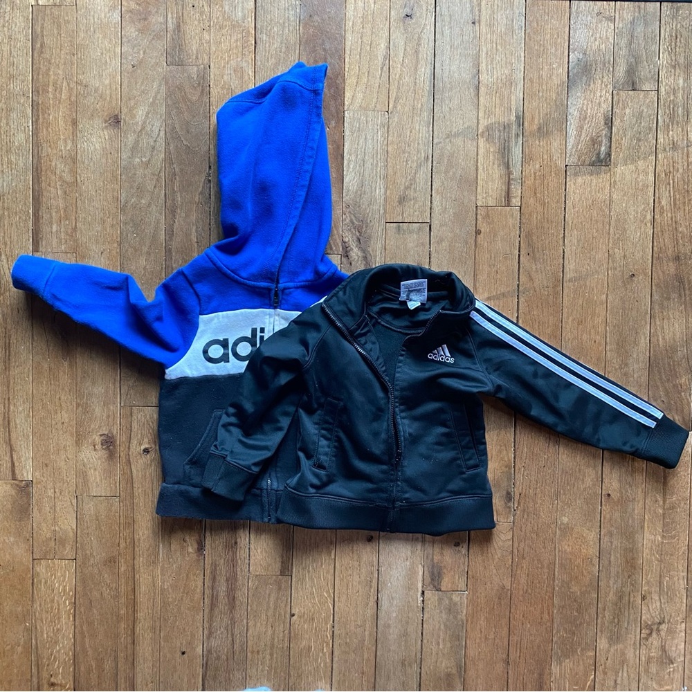 Baby Toddler Adidas Zip Ups - 18M - 24M